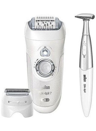 Silk-Épil7 7-561 - Wet & Dry Cordless Epilator With 8 Extras Including Free Bikini Trimmer White - v1626080598/N49069346A_1