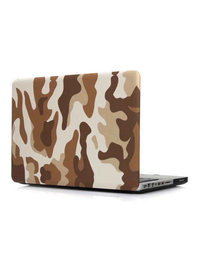 O Ozone Hard Case For Macbook Pro 13 Inch Camo Brown - Image 1