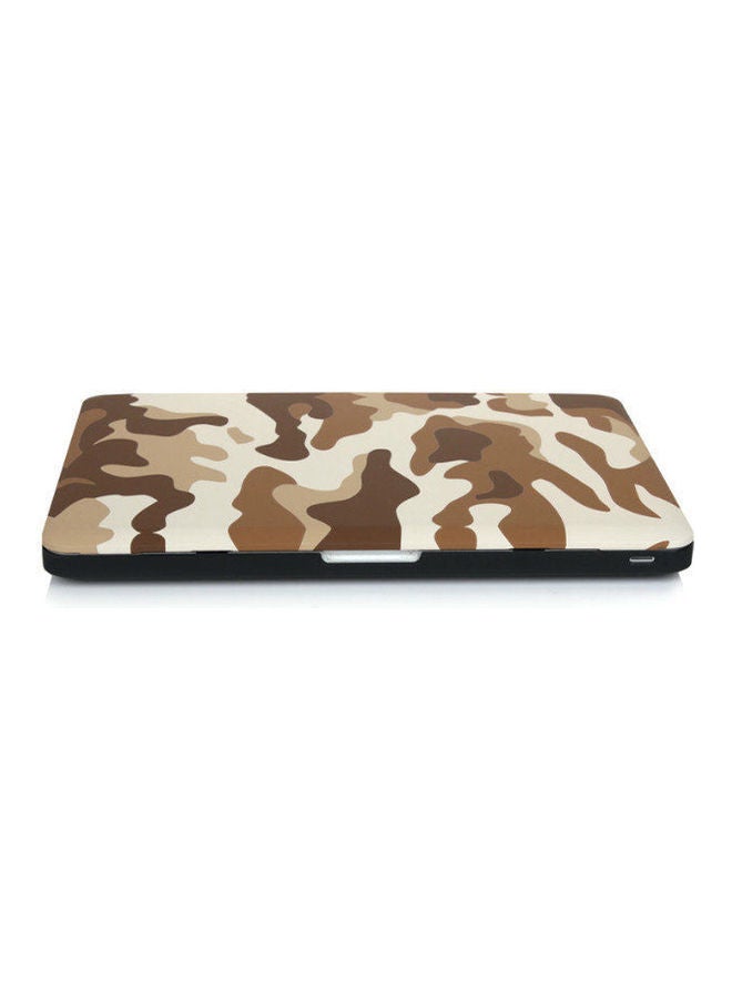 O Ozone Hard Case For Macbook Pro 13 Inch Camo Brown - Image 4