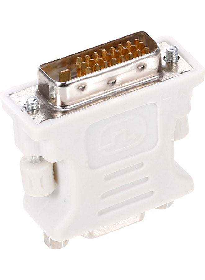 DVI To VGA Adapter White  - Image 4