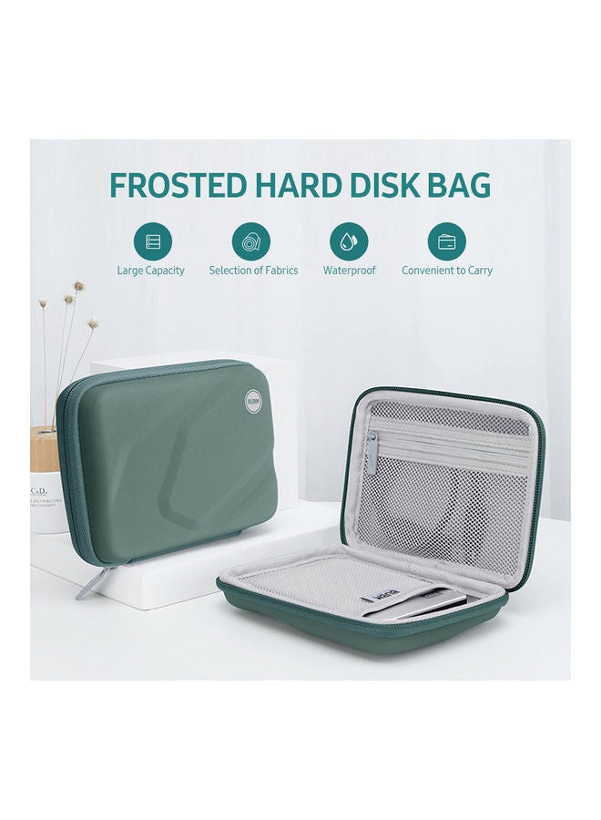 BUBM Frosted Hard Disk Bag Green  - Image 3