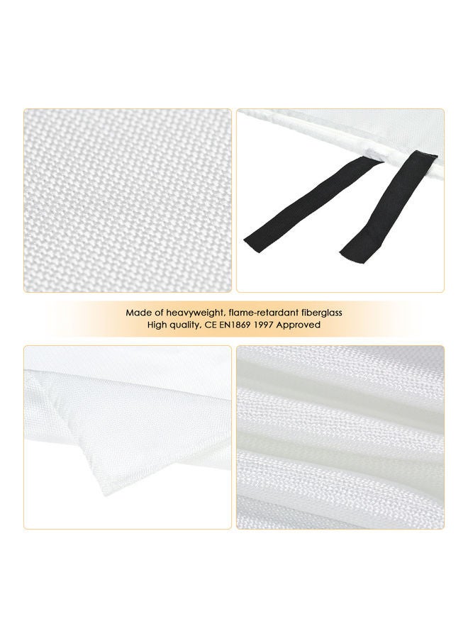 Fiberglass Fire Blanket White  - Image 4