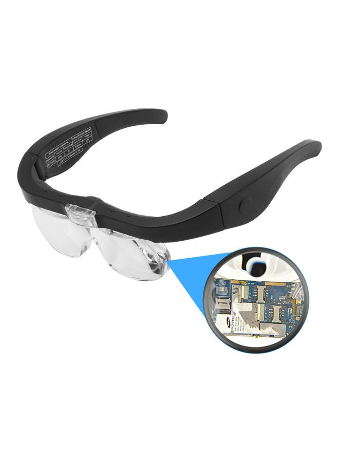 كيه كيه مون عدسة تكبير تثبت في الرأس بإضاءة LED أبيض/ أسود - Image 3