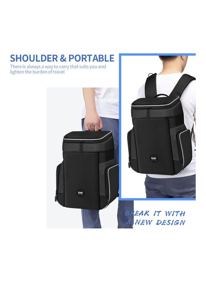 BUBM Multifunctional Game Console Storage Backpack Black  - Image 2