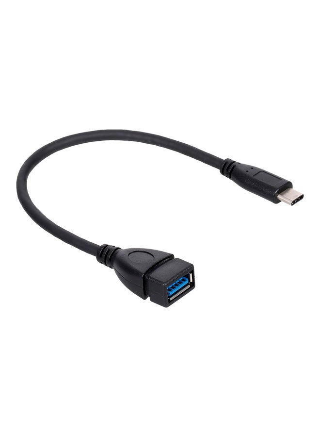 Type-C To USB 3.0 Adapter Cable Black - Image 1