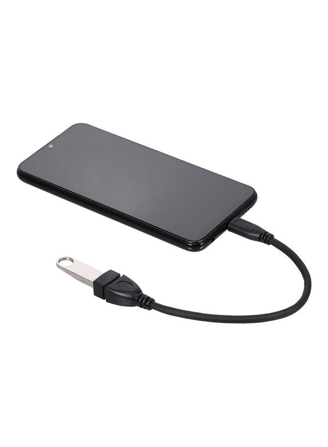 Type-C To USB 3.0 Adapter Cable Black - Image 4