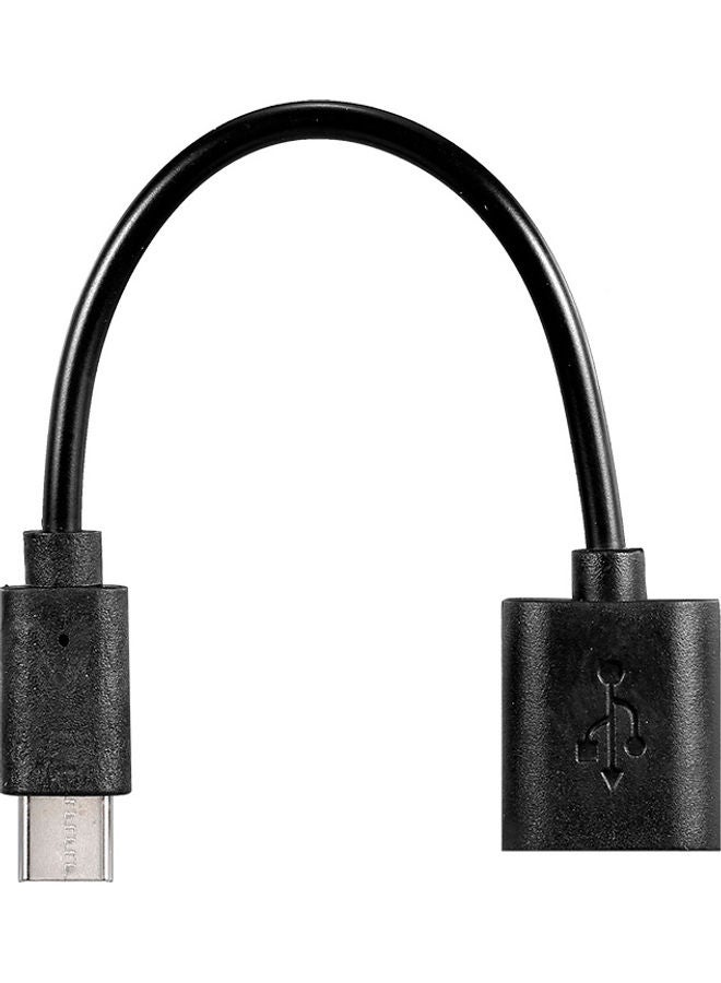 كابل محول من Type-C إلى USB 3.0 أسود - Image 4