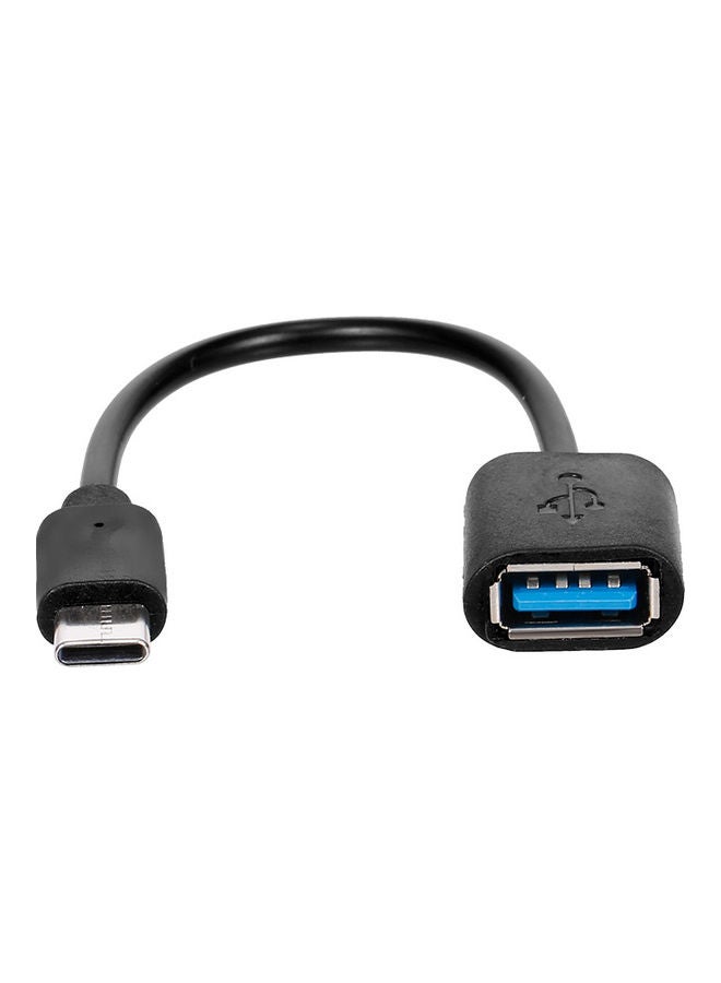 كابل محول من Type-C إلى USB 3.0 أسود - Image 5
