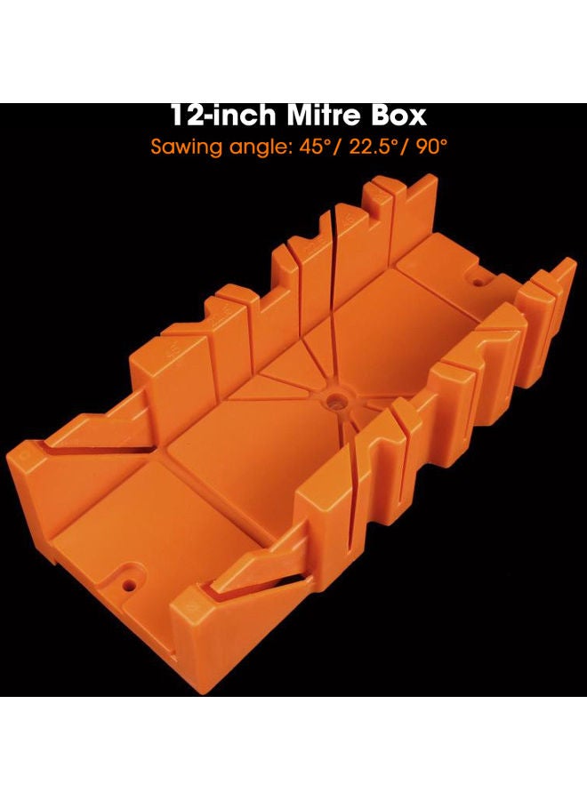 KKmoon Wood Working Mitre Box Orange  - Image 5
