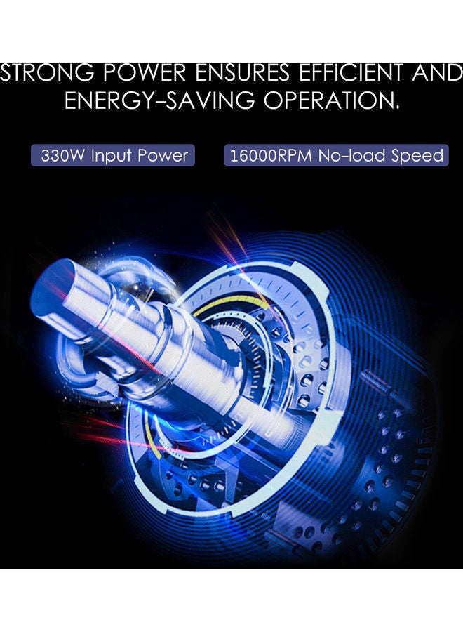 KKmoon Metal Pneumatic Air Belt Sander Machine Silver/Black - Image 2