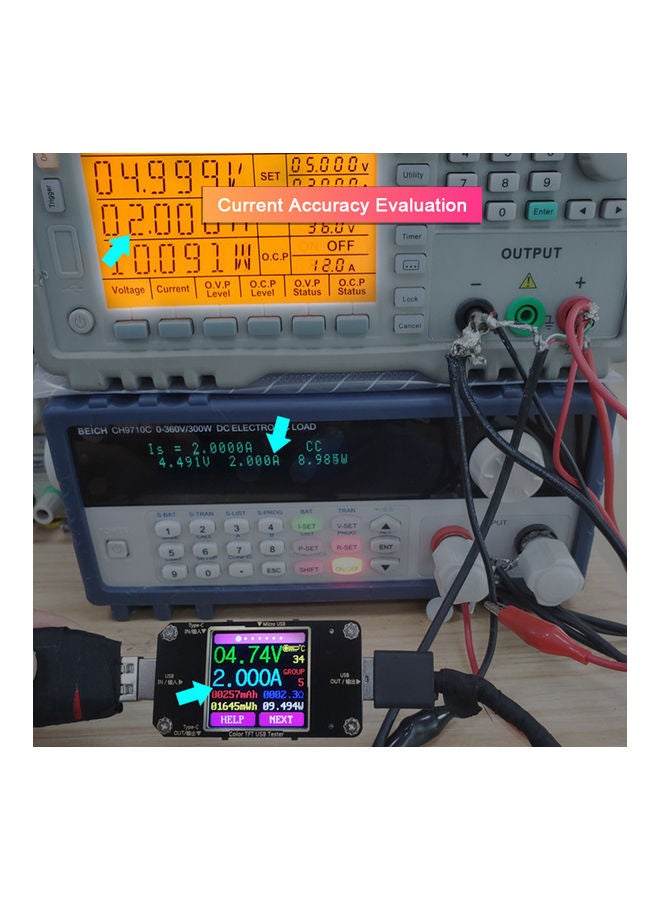 KKmoon Type C USB Voltage Tester White - Image 2