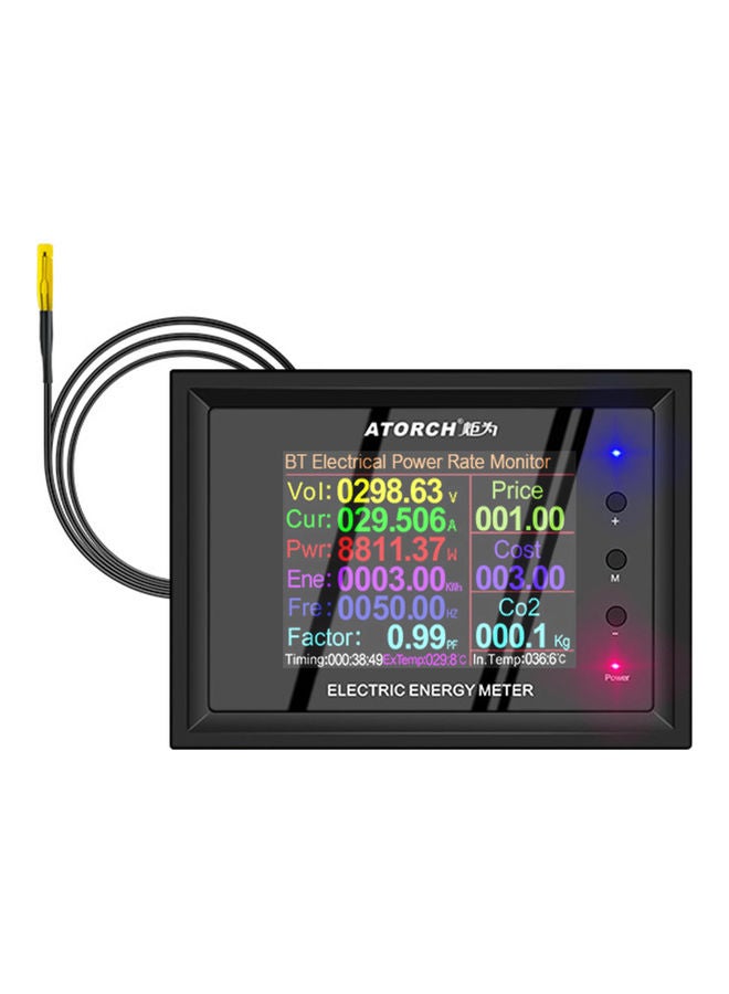 KKmoon Electric Energy Tester Black - Image 1