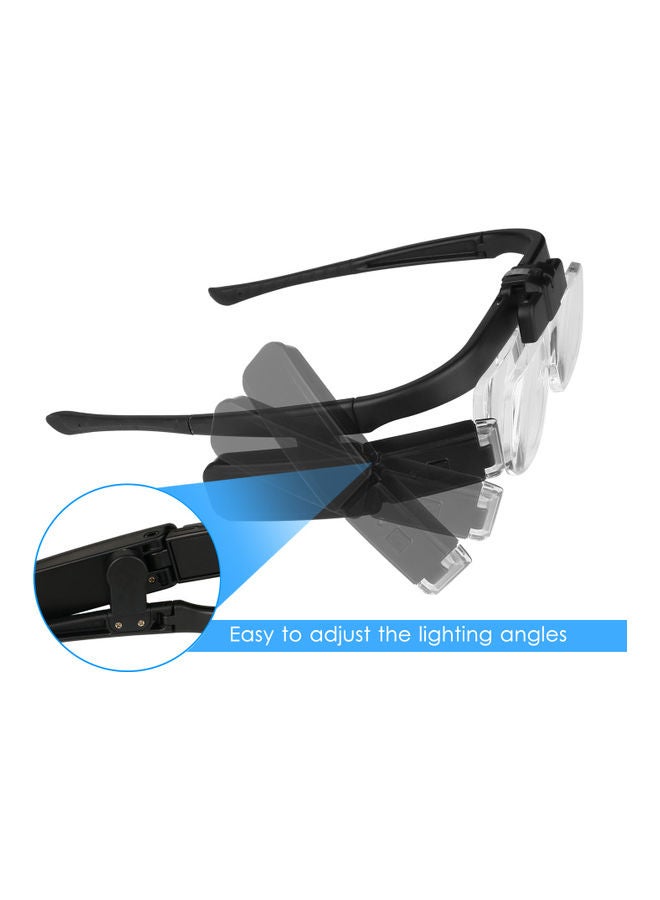 KKmoon Head-Mounted Magnifier Kit Black/Clear - Image 3