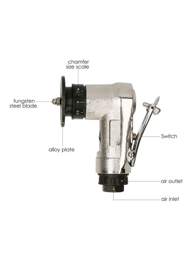 KKmoon Mini Hand Chamfering Tool Silver/Black - Image 3