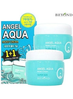 2 Pcs Angel Aqua Moisture Cream White 300ml