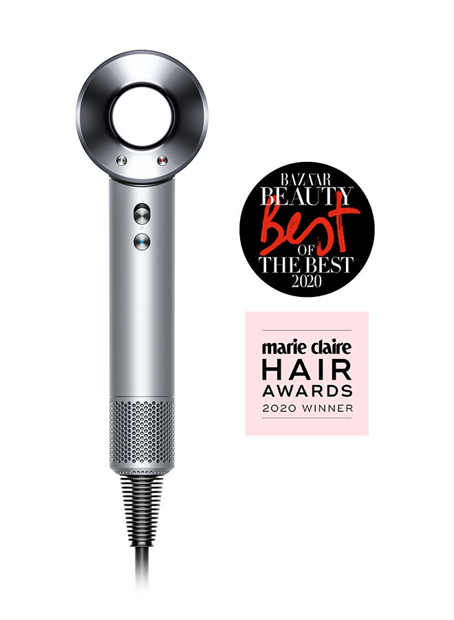 dyson Supersonic Hairdryer With 5 Attachments White/Silver  - Image 2