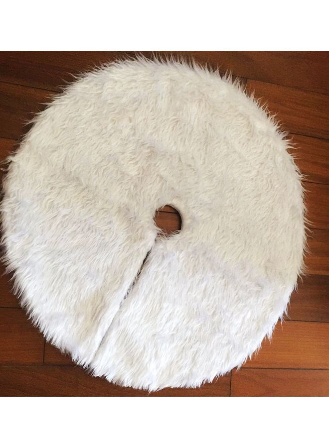 Long Haired Tree Skirt White 90cm - Image 1