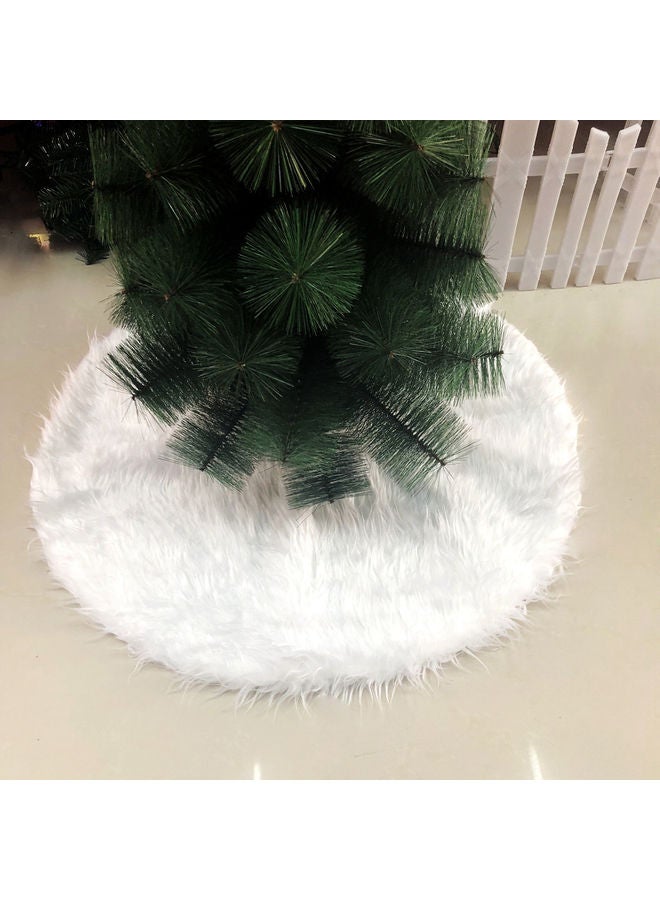 Long Haired Tree Skirt White 90cm - Image 2
