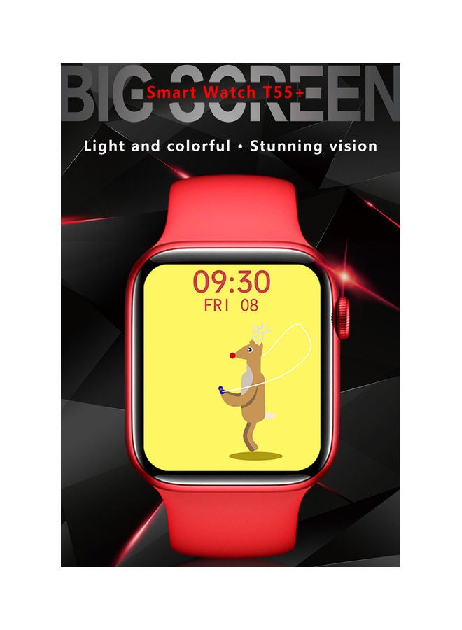 T55+ Smartwatch Red - Image 2