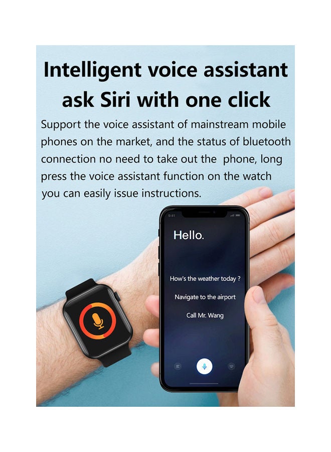 Generic T55+ Smartwatch Black  - Image 2