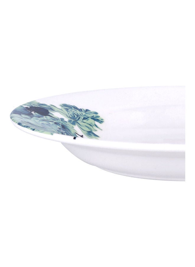 Royalford Melamine Plate White/Blue/Grey 10inch  - Image 3