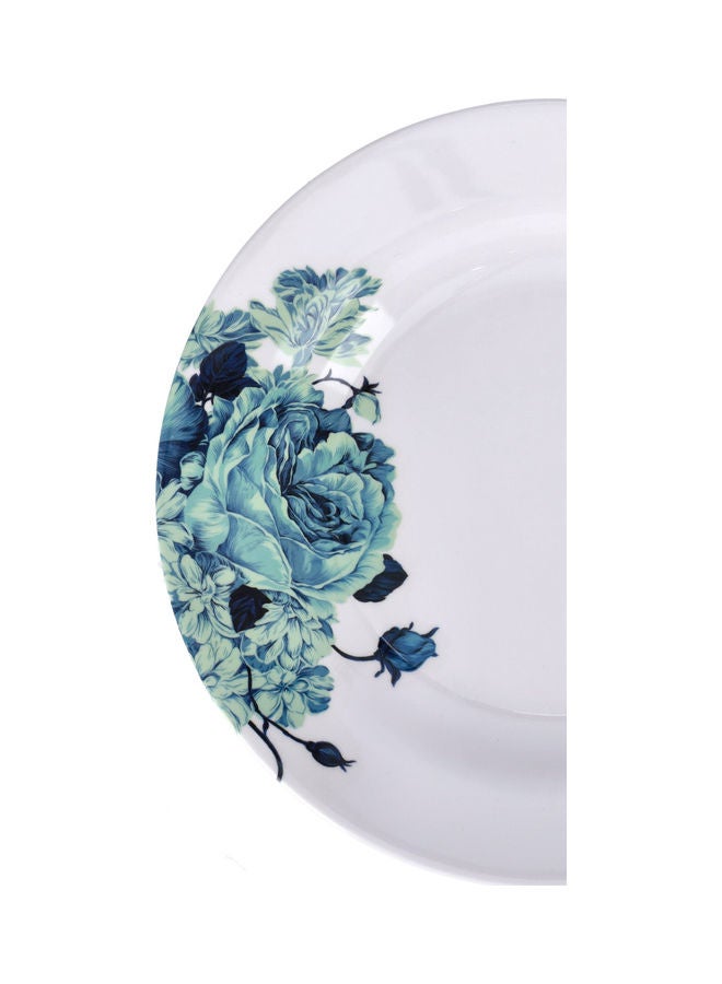 Royalford Melamine Plate White/Blue/Grey 10inch  - Image 4