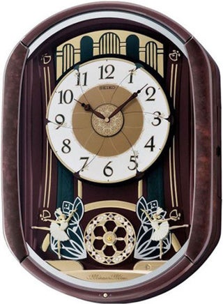 Plastic Motion Wall Clock Multicolour 52.8 x 38.9 x 11.9cm - v1626094235/N49085823A_1