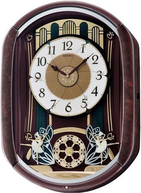 Plastic Motion Wall Clock Multicolour 52.8 x 38.9 x 11.9cm