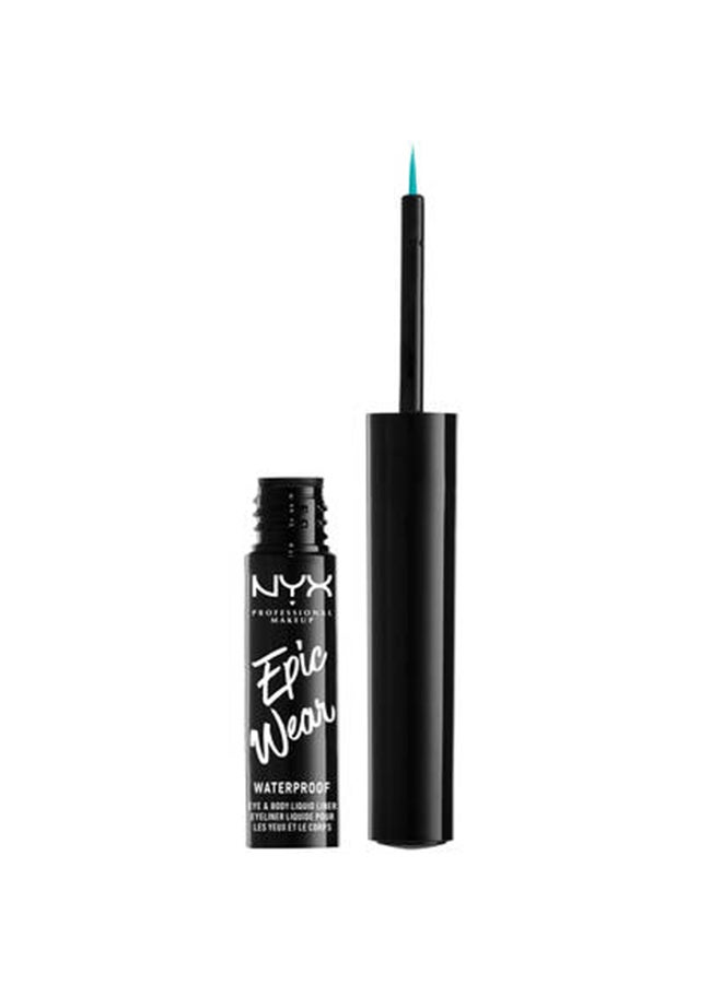 NYX PROFESSIONAL MAKEUP Epic Wear Metallic Liquid Liner Teal Metal 06  - Image 2