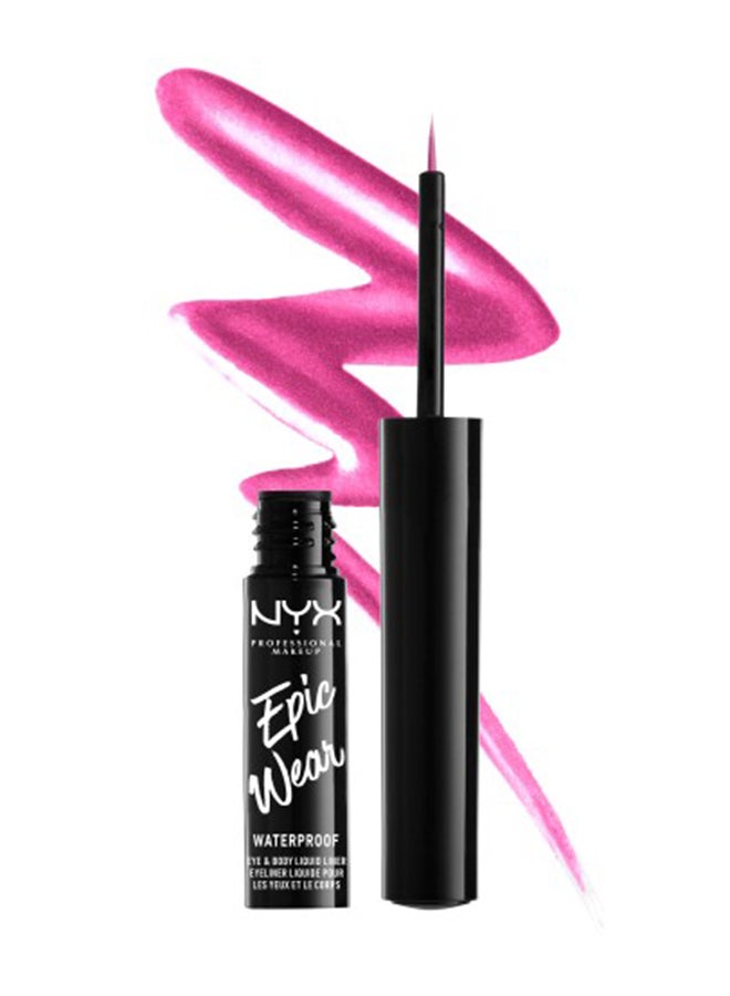 NYX PROFESSIONAL MAKEUP Epic Wear Metallic Liquid Liner EWMLL 08 Fucshia Metal  - Image 3