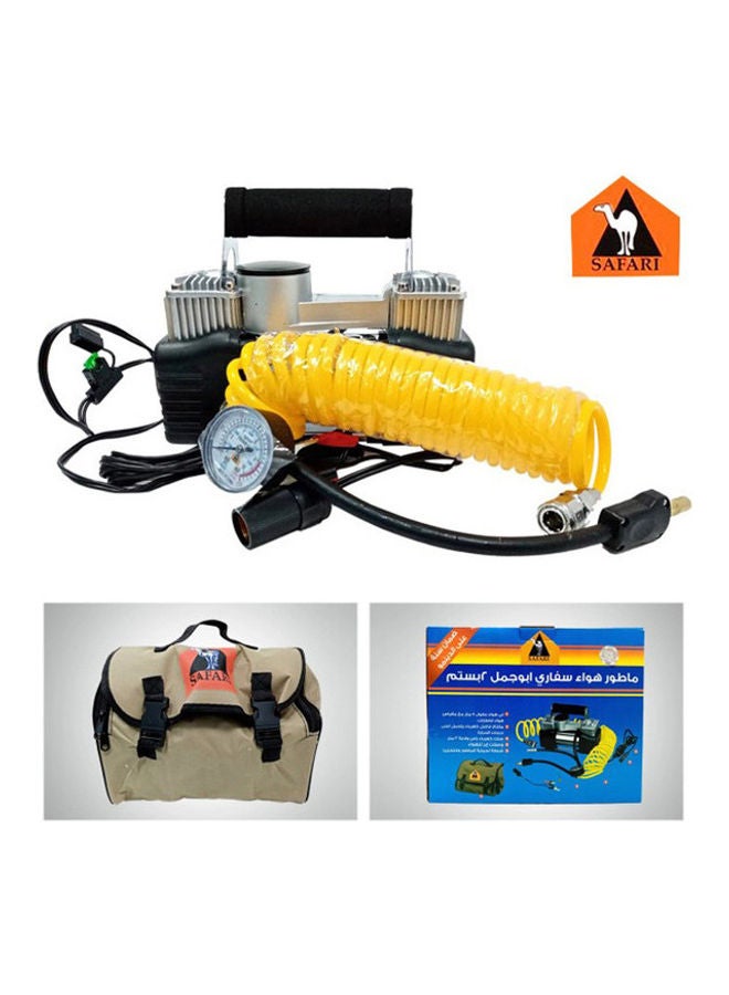 Safari Heavy Duty Double Cylinder Air Compressor Set For Car And Trucks - Image 2