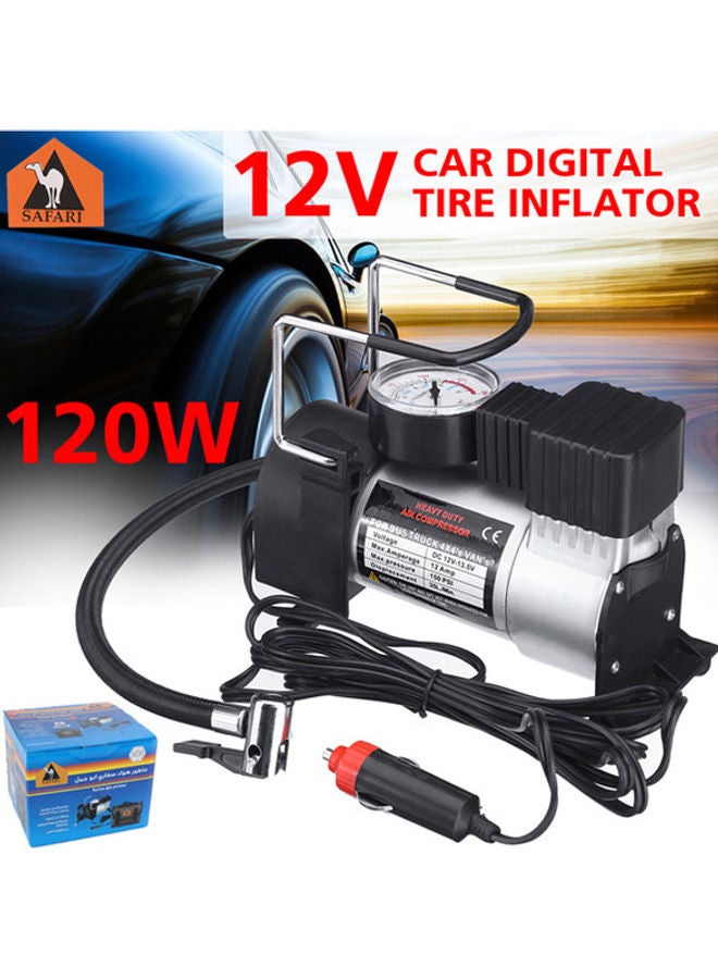 Safari Single Cylinder Car Air Compressor With Bag - Image 2