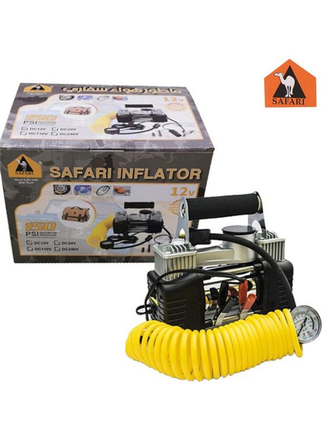 Safari Heavy Duty Double Cylinder Car  Air Compressor - Image 1