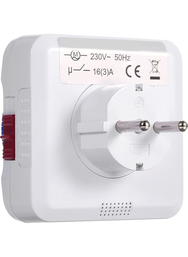 24 Hours Plug-in Timer Mechanical  Switch White/Blue - Image 4