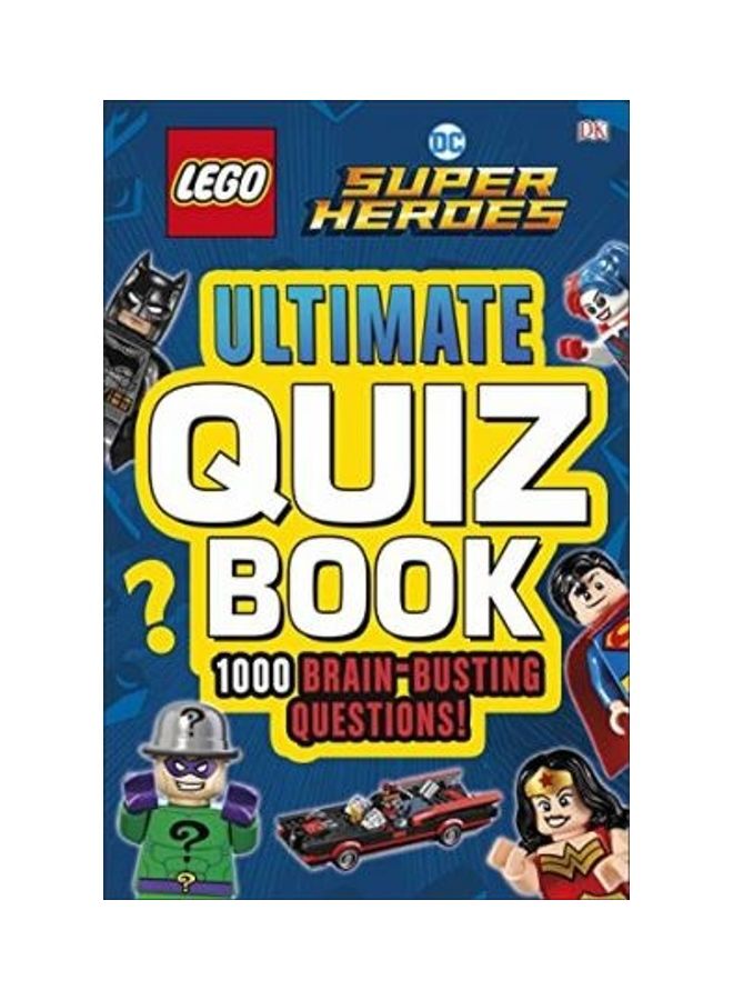 Lego Dc Comics Super Heroes Ultimate Quiz Book: 1000 Brain-B Paperback English by DK - 43286