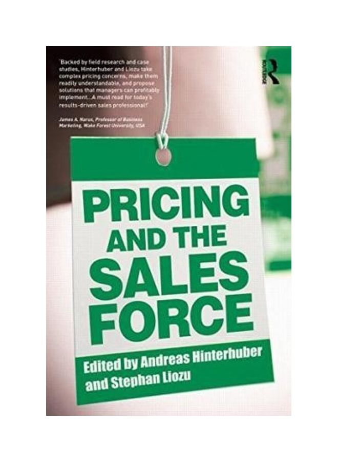 Pricing And The Sales Force Paperback English by Andreas Hinterhuber 