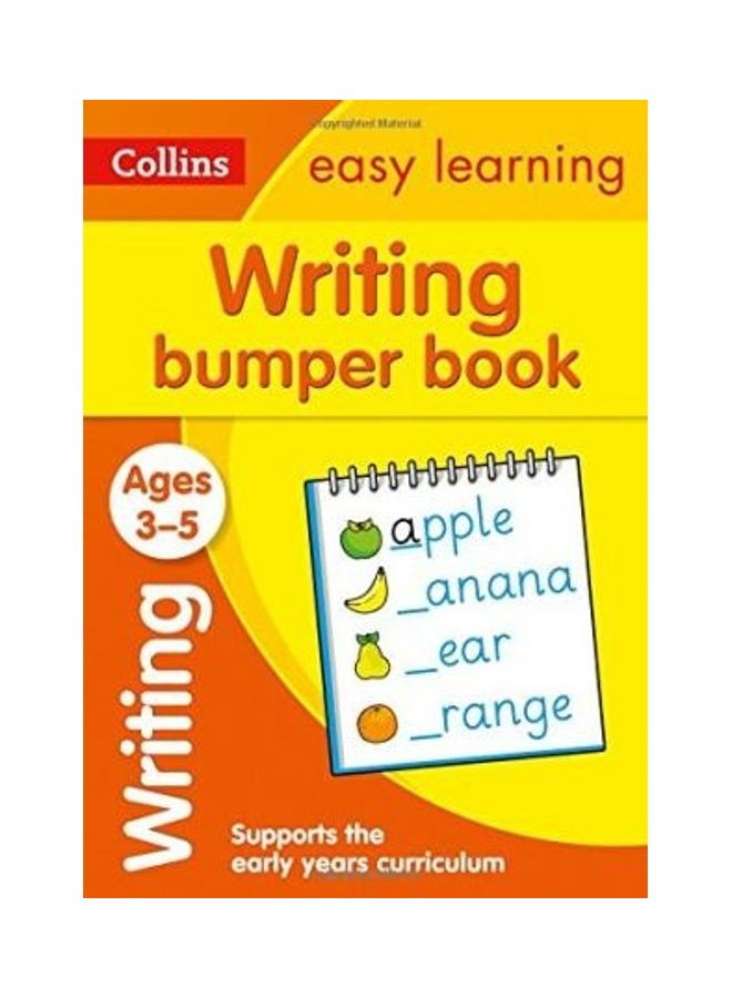 كتاب الكتابة الشامل للأعمار من 3-5: استعد لرياض الأطفال مع التعلم المنزلي السهل (تعلم سهل من كولينز)