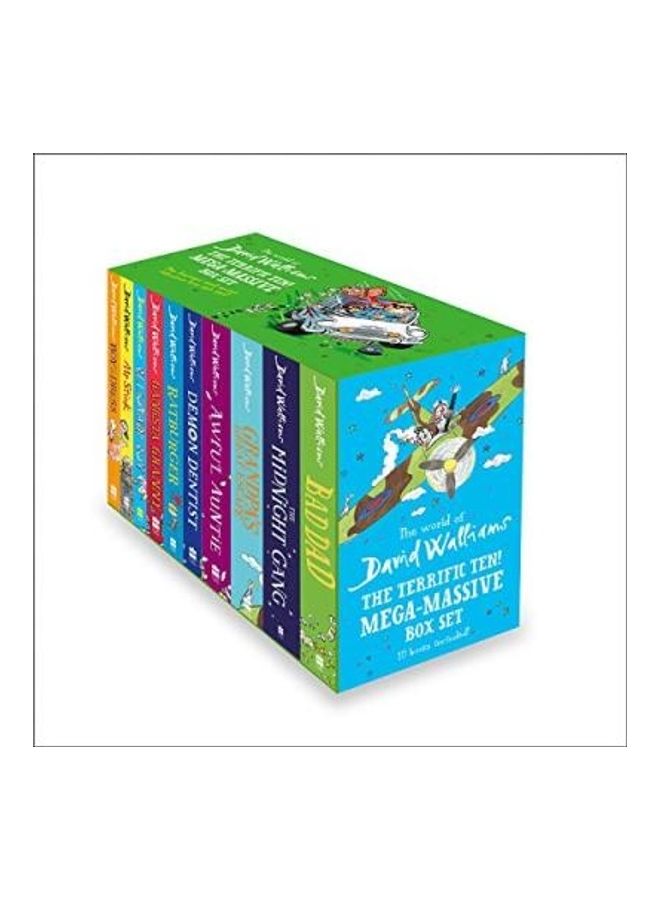 The Terrific Ten Mega- Massive Box Set Paperback English by Walliams David - 43657 