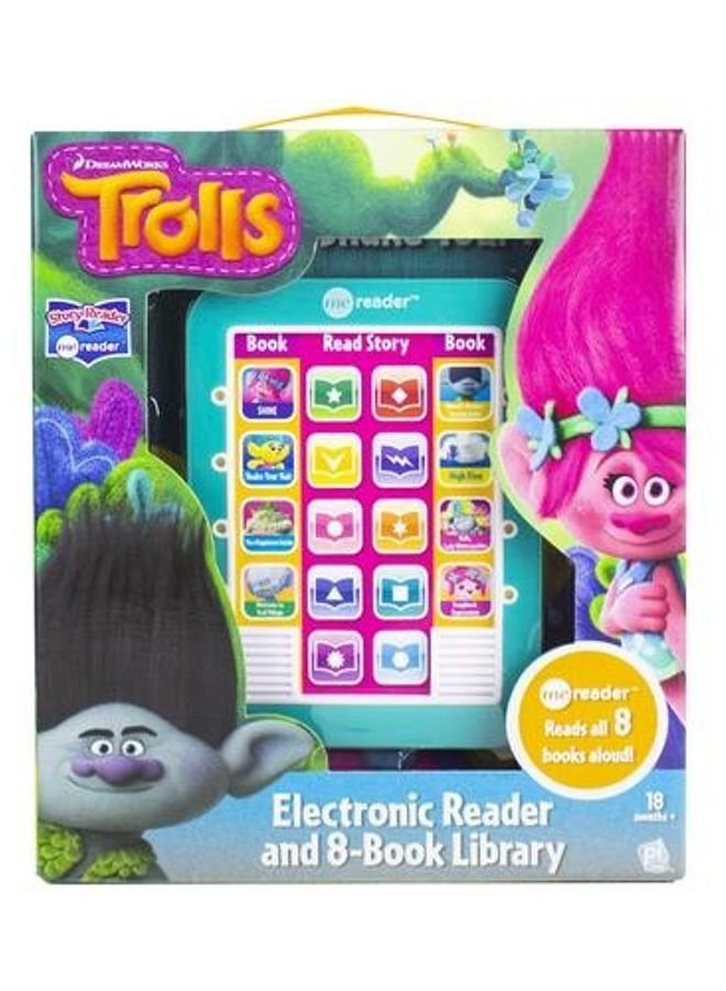 Dreamworks Trolls Me Reader Electronic Reader 8 Book Library Paperback English by Erin Rose Wage - 43354 