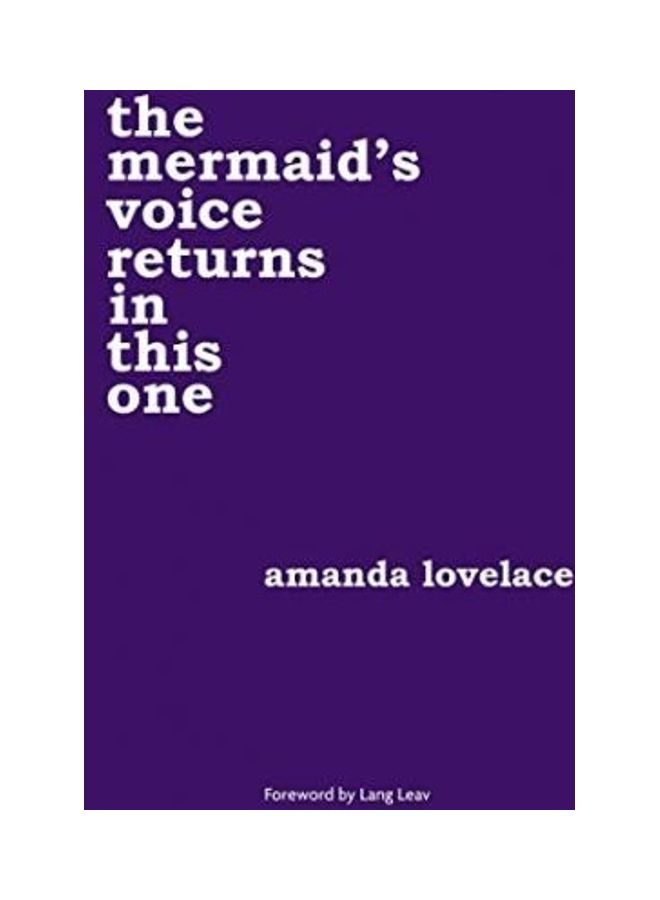 The Mermaid's Voice Returns In This One Paperback English by Amanda Lovelace