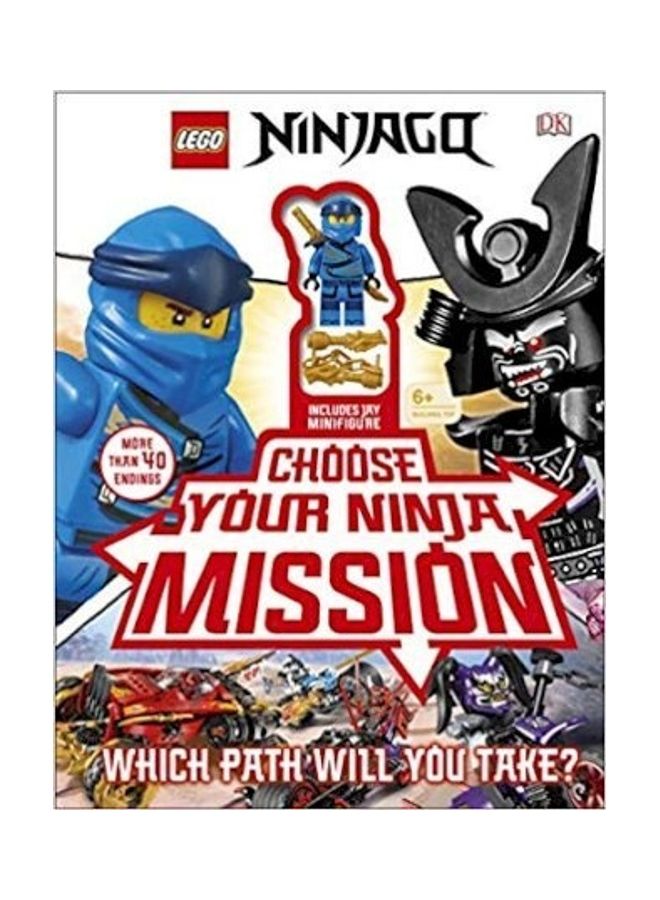 Lego Ninjago Choose Your Ninja Mission Paperback English by Simon Hugo - 43923 
