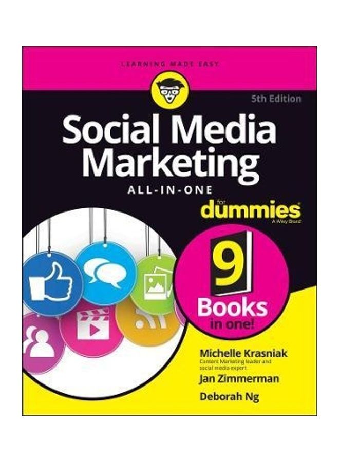 Social Media Marketing All-In-One For Dummies Paperback English by Michelle Krasniak - 44350 