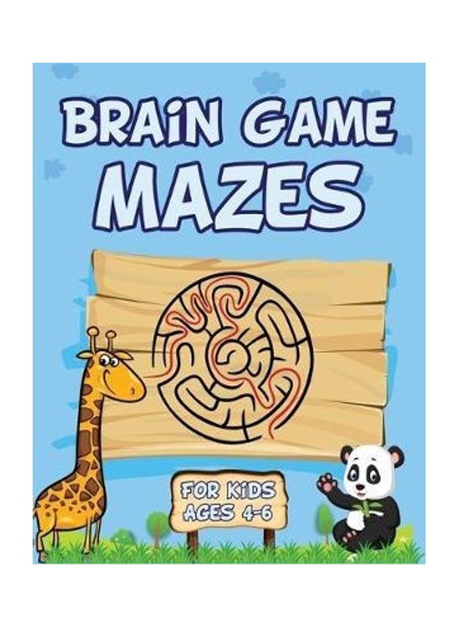 Brain Game Mazes Paperback English by Printouch Studio - 2019 