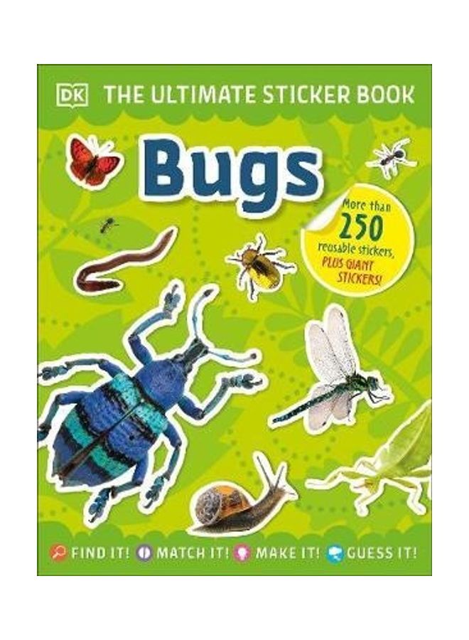 Ultimate Sticker Book Bugs Paperback English