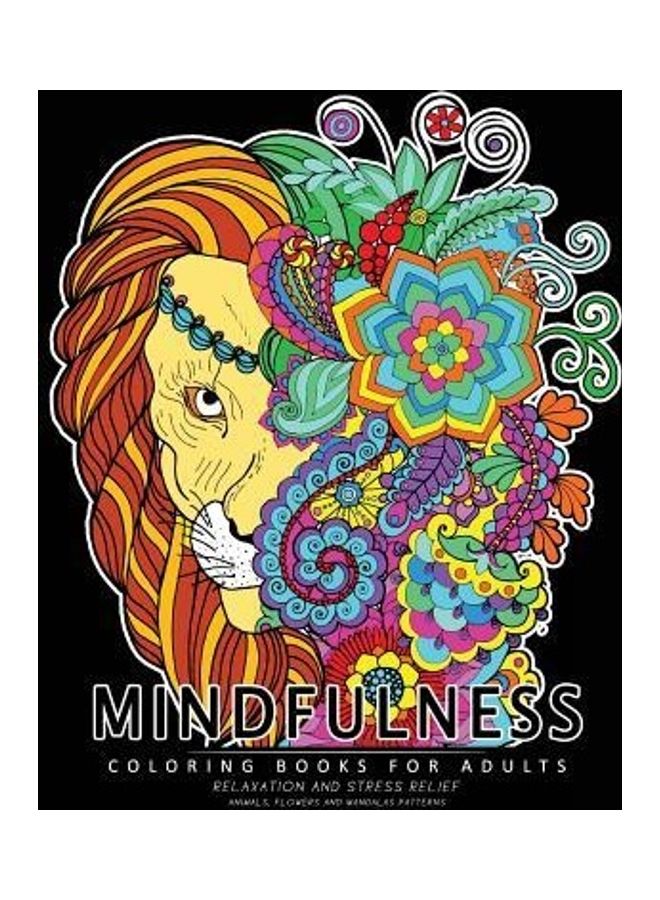 Mindfulness Coloring Book For Adults Paperback English by Unicorn Coloring - 42920