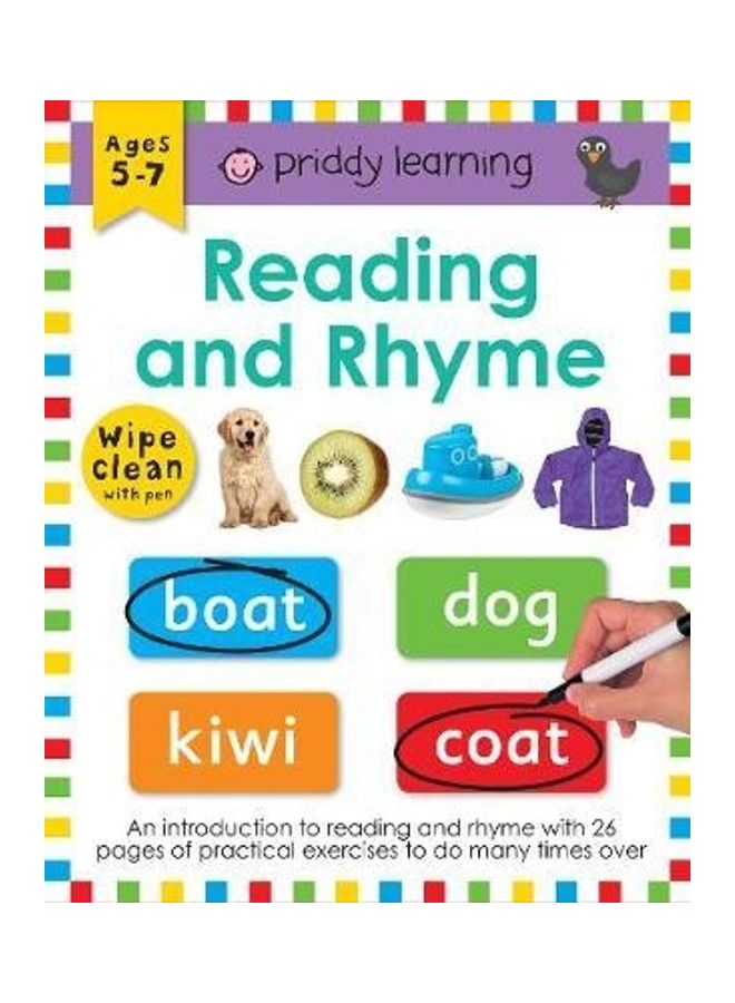 Reading And Rhyme Paperback English by Roger Priddy - 2020 