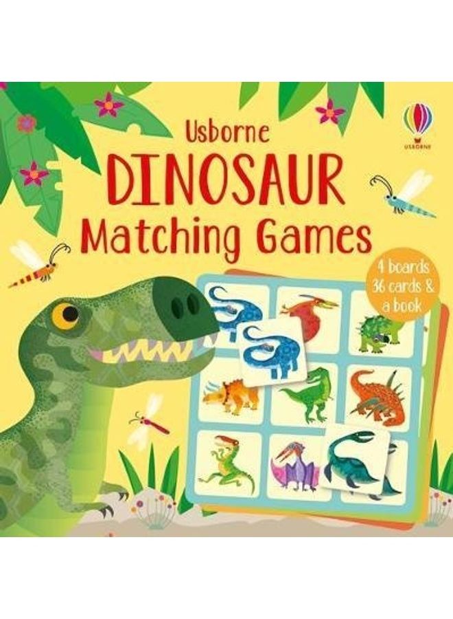 Dinosaur Matching Games paperback english