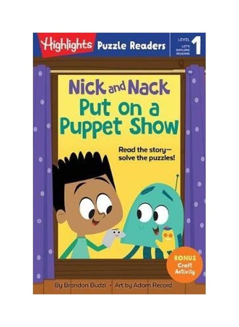 Nick And Nack Put On A Puppet Show Paperback English by Adam Record