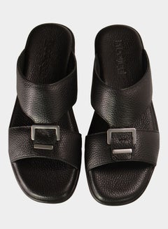 barjeel uno Casual Arabic Sandals Black  - Image 2