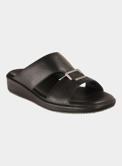 barjeel uno Casual Arabic Sandals Black  - Image 4